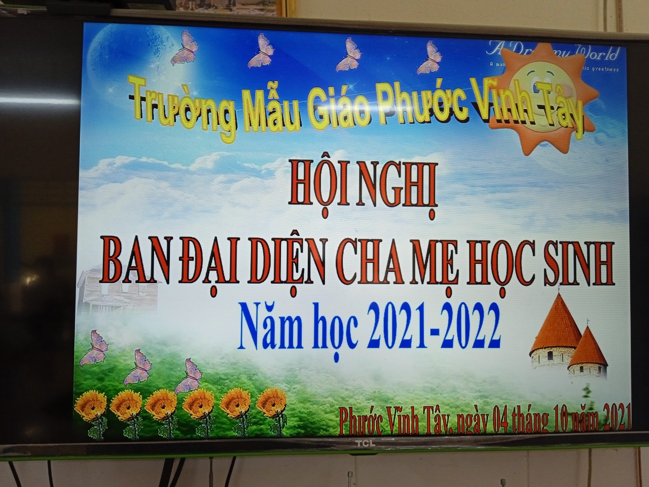 Hội nghị ban đại diện cha mẹ  học sinh của Trường MG Phước Vĩnh Tây năm học 2021-2022