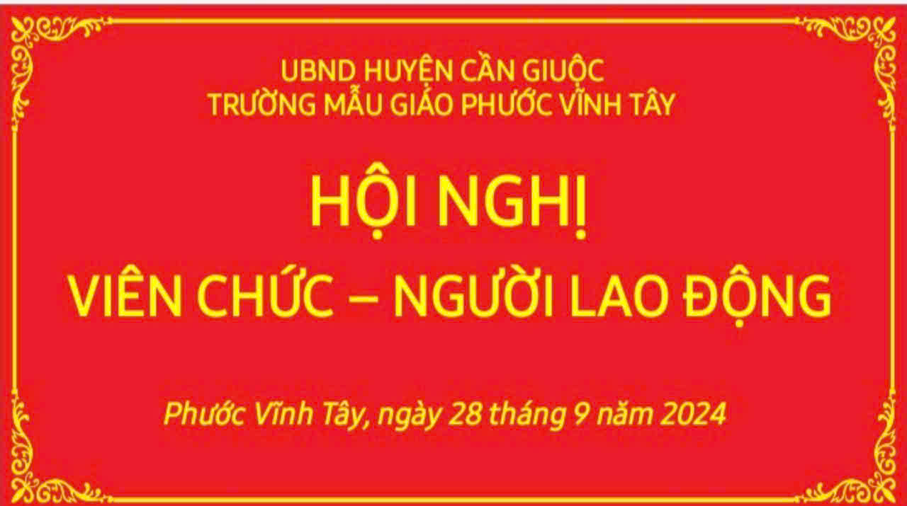 Hội nghị viên chức - người lao động năm học 2024-2025