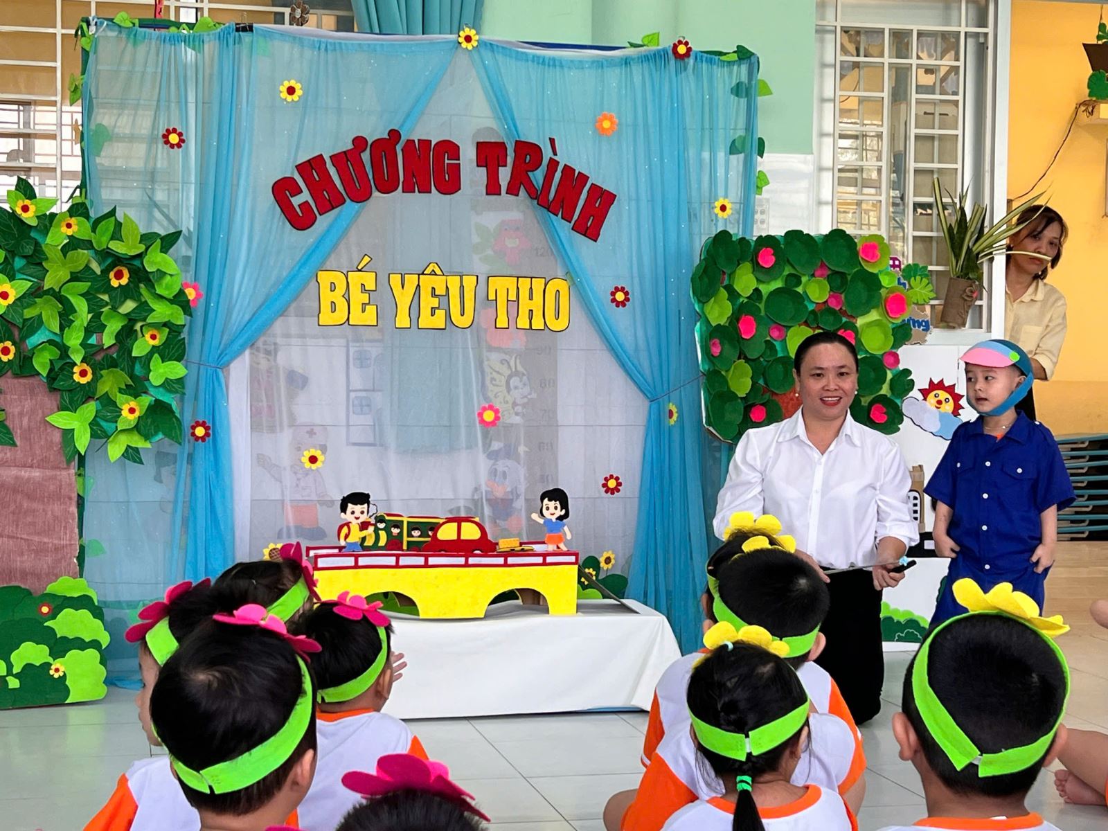 PTNN Thơ "Chiếc cầu mới" lớp chồi 2