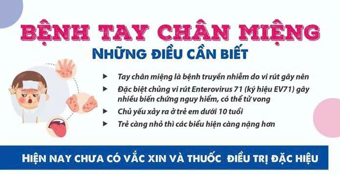 Tuyên truyền biện pháp phòng tránh bệnh "Tay chân miệng"